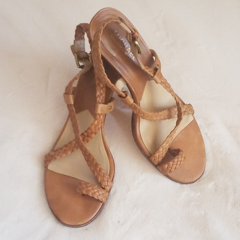 MICHAEL KORS BRAIDED HEELS